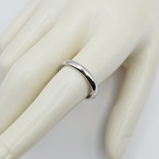 Anillo Liso Plateado xp