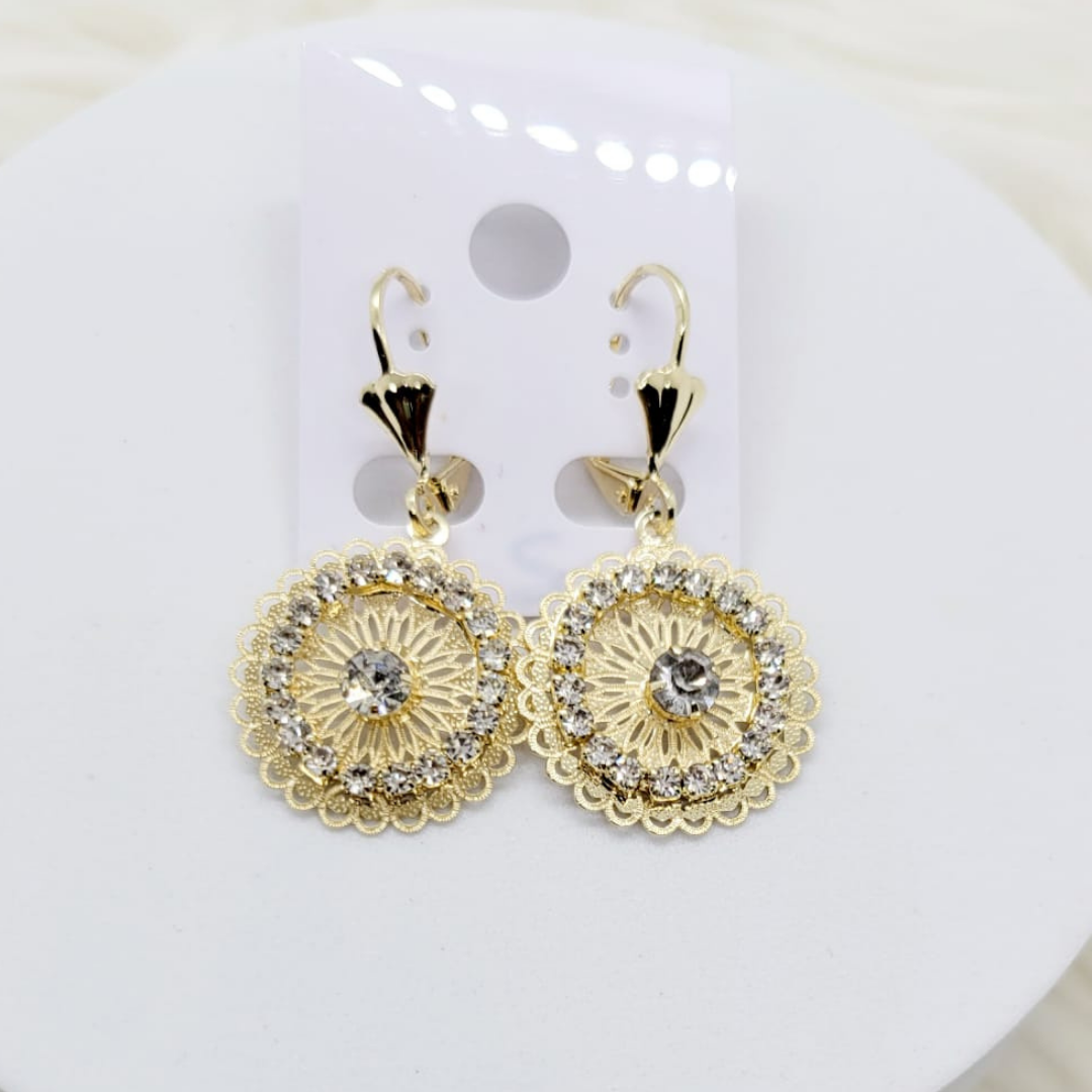 Aretes Mandala Brillantes