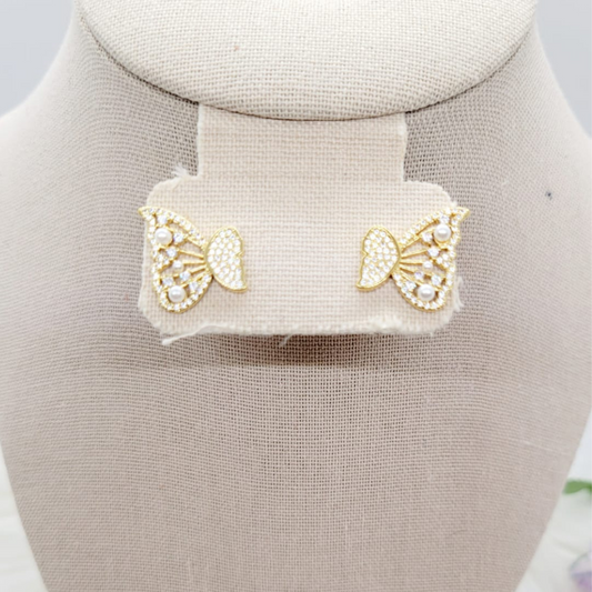 Aretes Media Mariposa