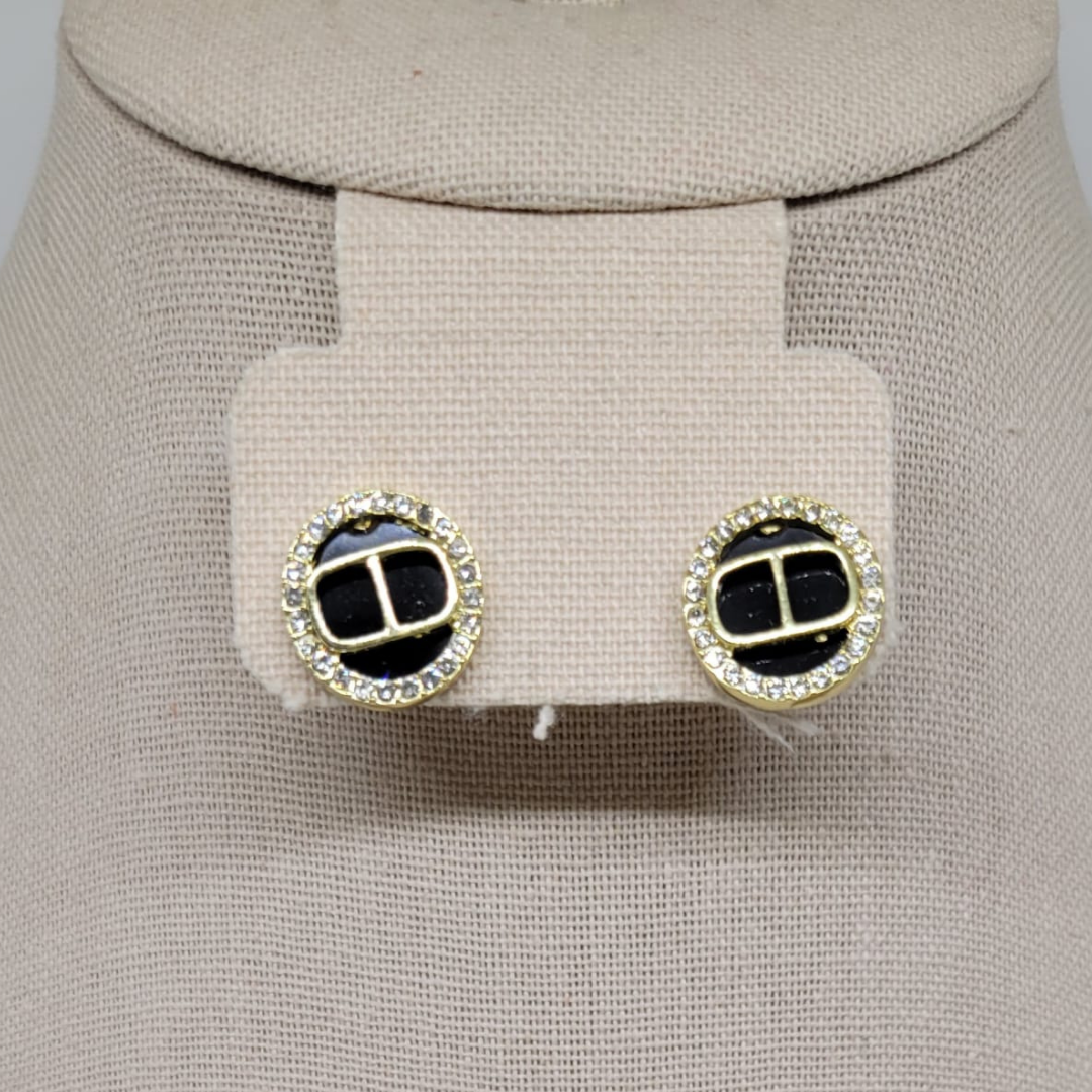 Black Gold Earrings