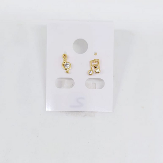 Aretes Mini Notas Musicales