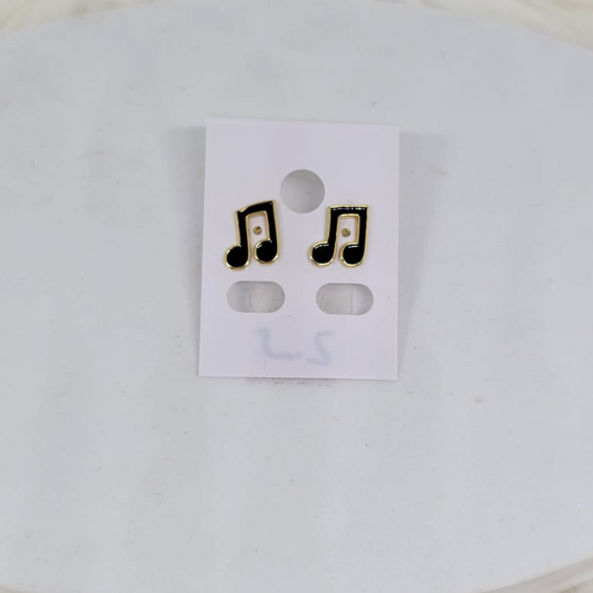 Aretes Notas Musicales