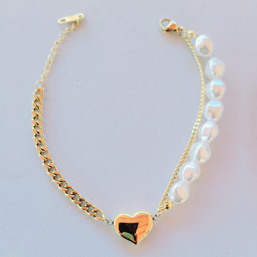 Pulsera Corazón Combinada 2