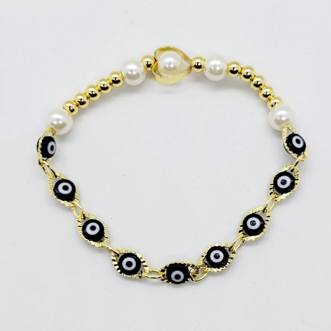 Pulsera Ojitos Negros